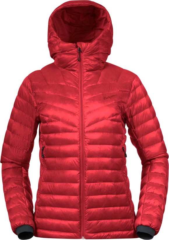 Bergans Women’s Rabot Light Down Jacket Hood Fire Red