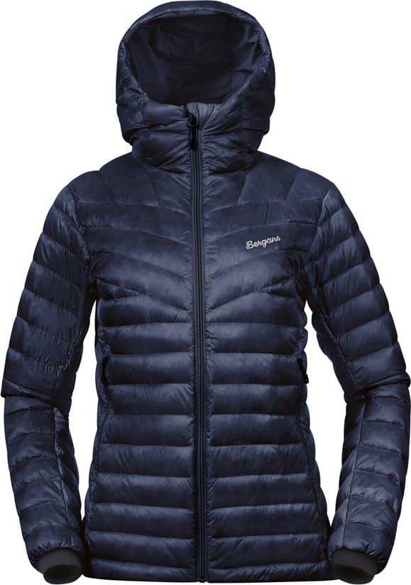 Bergans Women's Rabot Light Down Jacket Hood Navy Blue Bergans