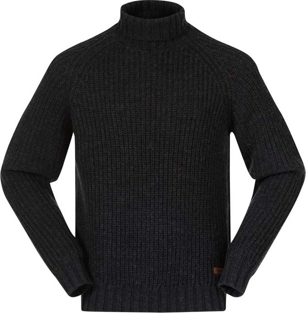 Bergans Men’s Nordmarka Merino High Neck Jumper Dark Shadow Grey