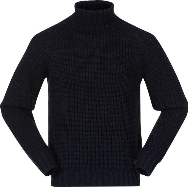 Bergans Men’s Nordmarka Merino High Neck Jumper Navy Blue