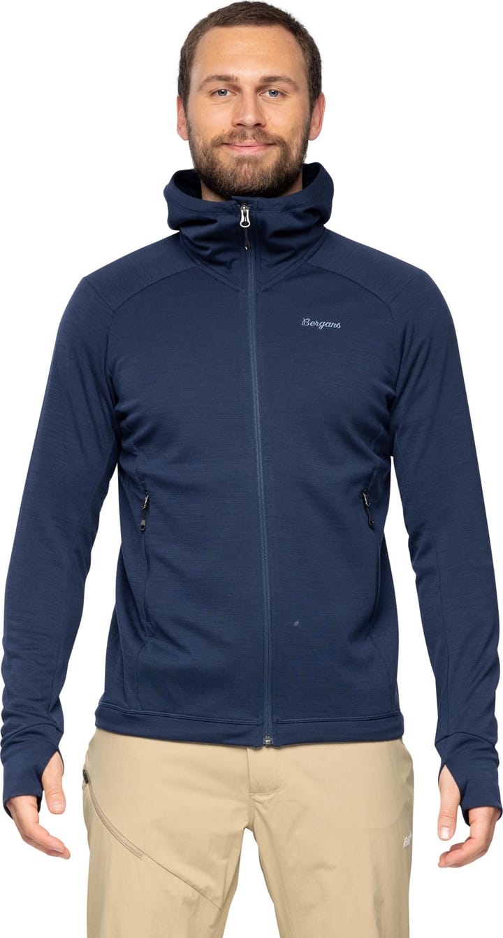 Bergans Men's Rabot Merino Tech Midlayer Hoodie Bergans