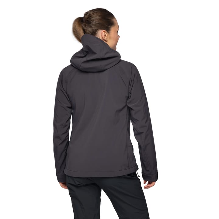 Bergans Women's Vaagaa Softshell Jacket Hood Black Bergans