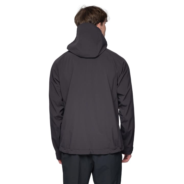 Bergans Men's Vaagaa Softshell Jacket Hood Black Bergans