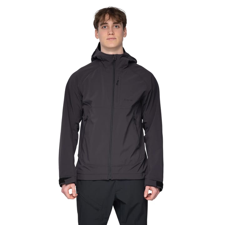 Bergans Men's Vaagaa Softshell Jacket Hood Black Bergans