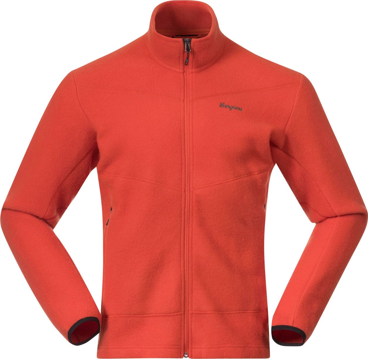 Bergans Men's Rabot Merino Fleece Midlayer Jacket Lava