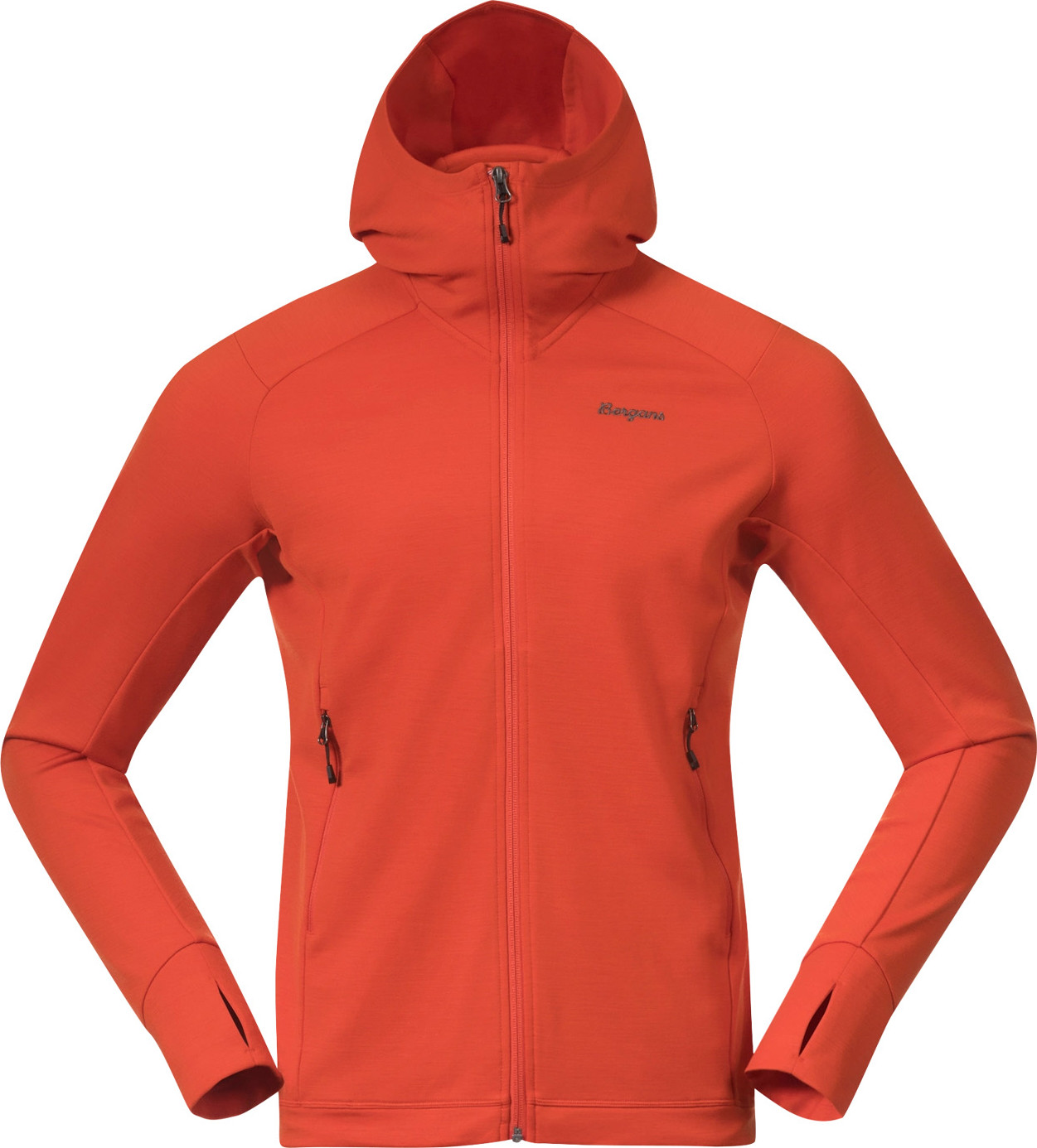 Bergans Men’s Rabot Merino Tech Midlayer Hoodie Lava