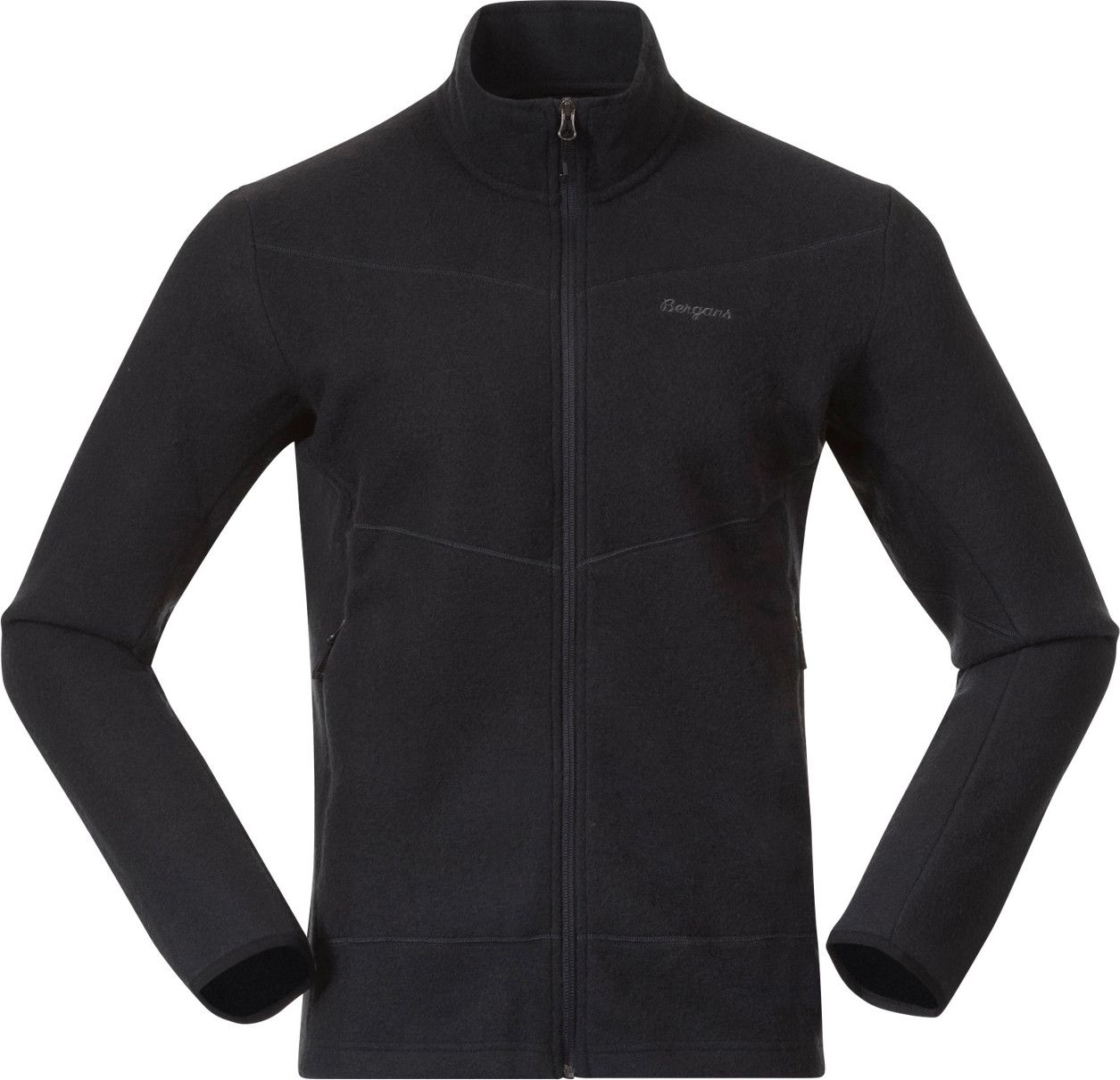 Bergans Men's Rabot Merino Fleece Midlayer Jacket Dark Shadow Grey