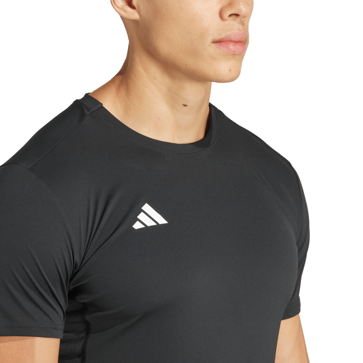 Adidas M Adizero E Tee Black Black Adidas