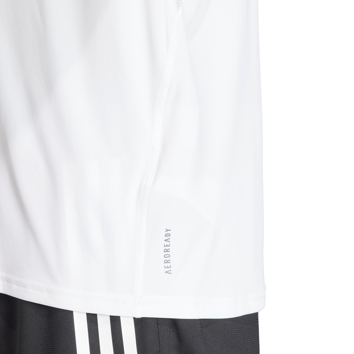 Adidas M Adizero E Tee White White Adidas