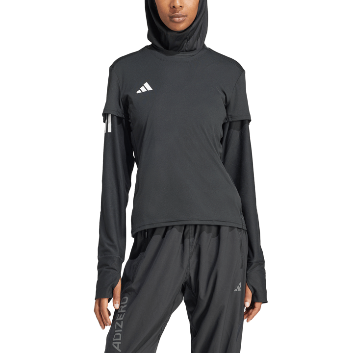 Adidas W Adizero E Tee Black Black Adidas