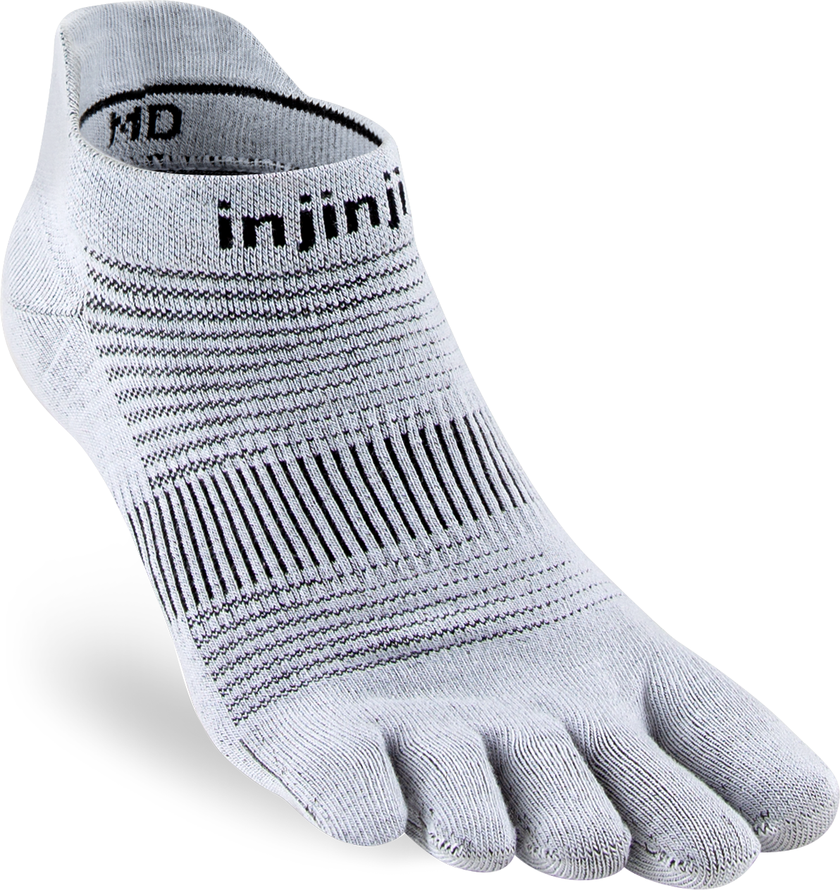 Injinji Men’s Run Lightweight No-Show Grey