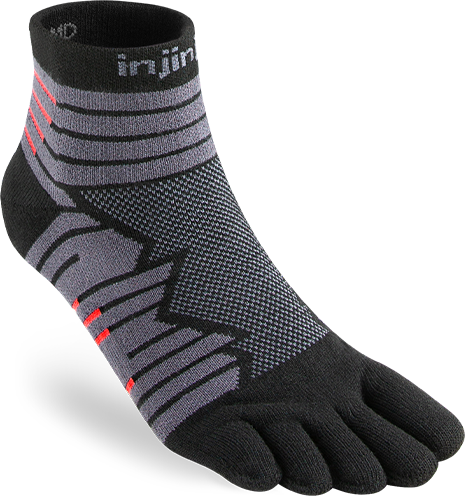 INJINJI Women's Run Lightweight No Show Socks 