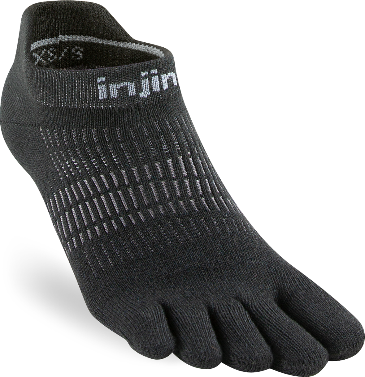 Injinji LW No Show Gray