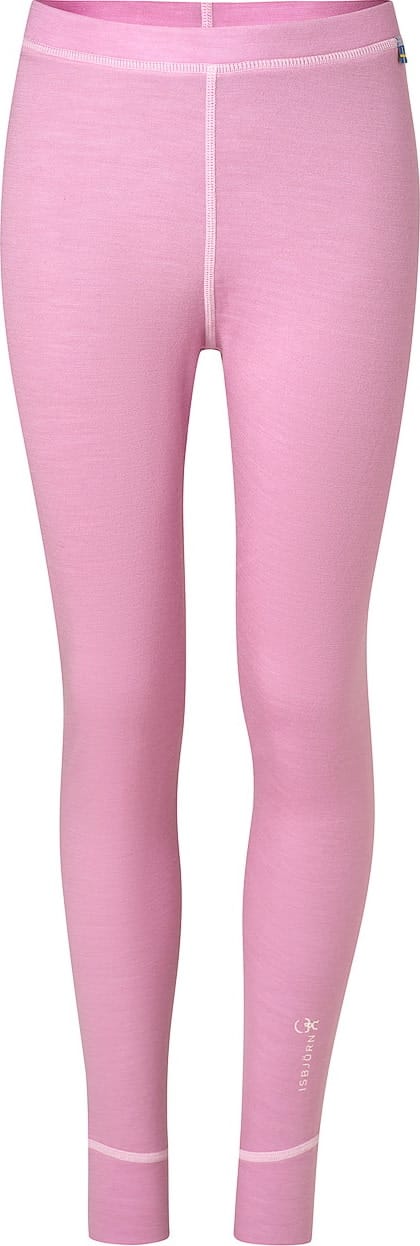 Isbjörn of Sweden Kids' Husky Longjohn Baselayer Frostpink