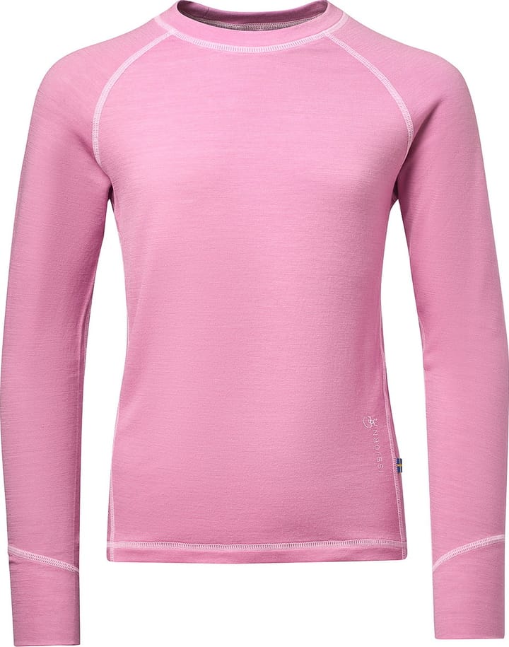 Isbjörn of Sweden Kids' Husky Sweater Baselayer Frost Pink Isbjörn of Sweden