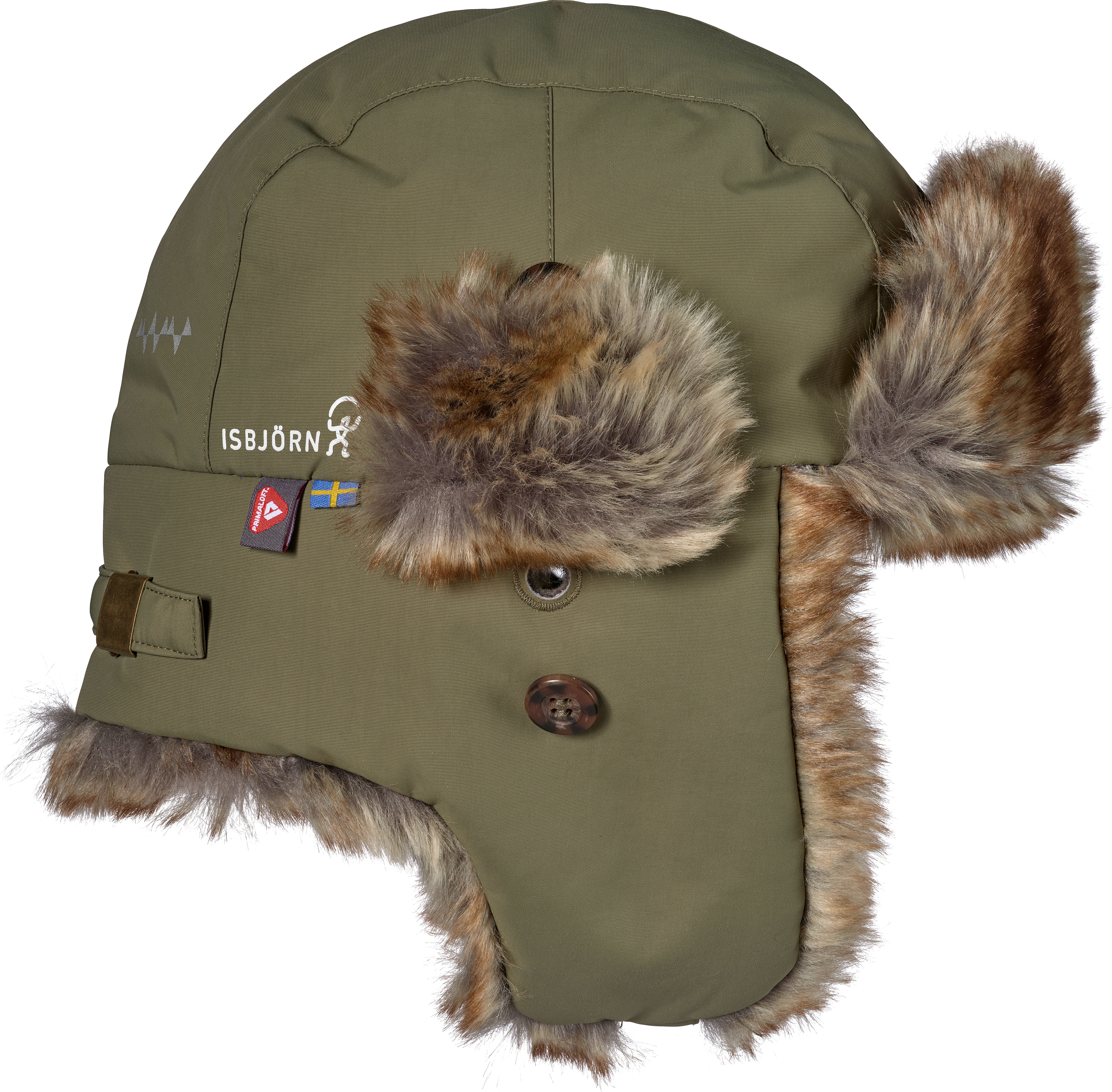 Isbjörn of Sweden Kids’ Squirrel Winter Cap Moss