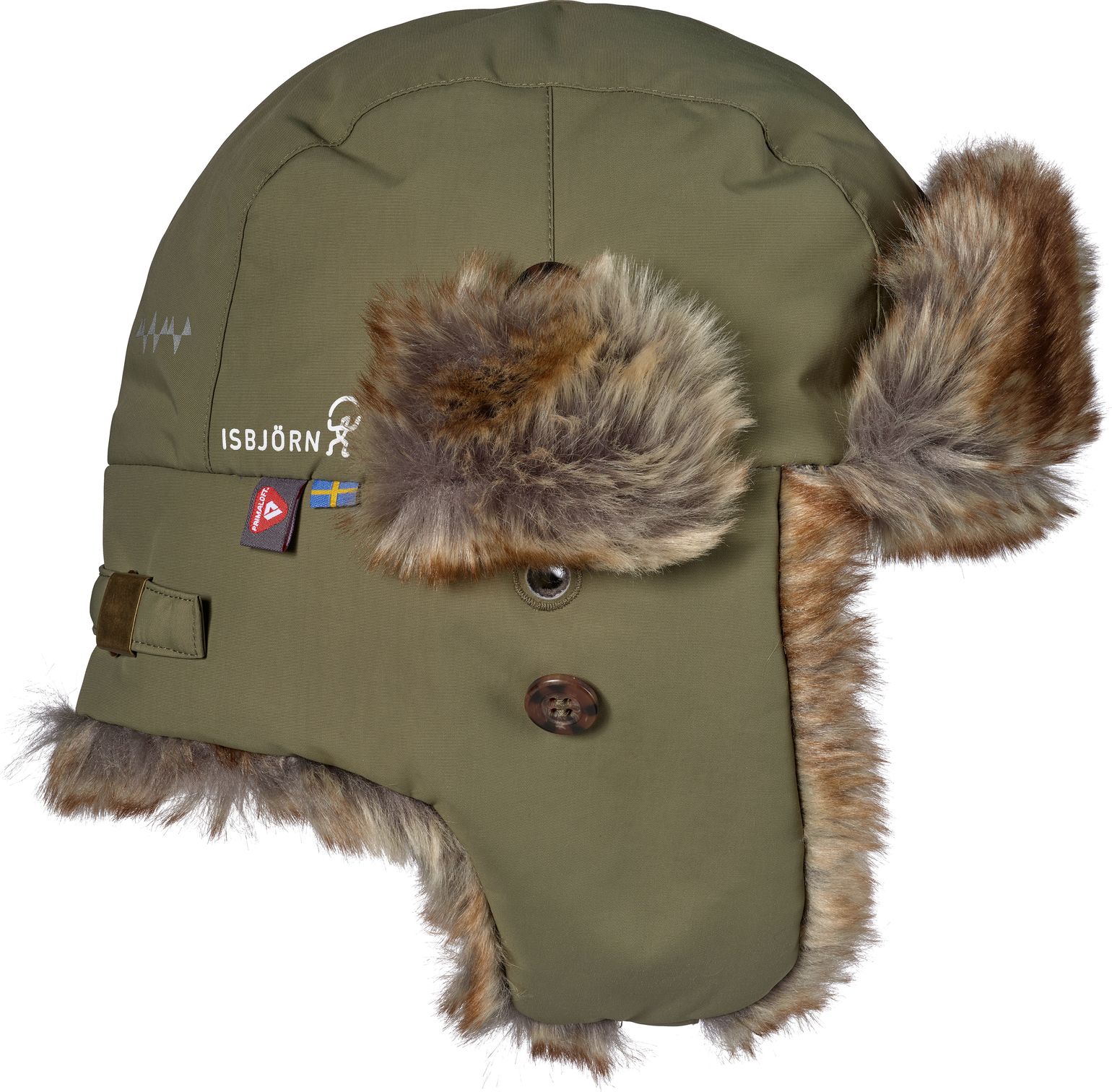 Isbjörn of Sweden Kids' Squirrel Winter Cap Moss