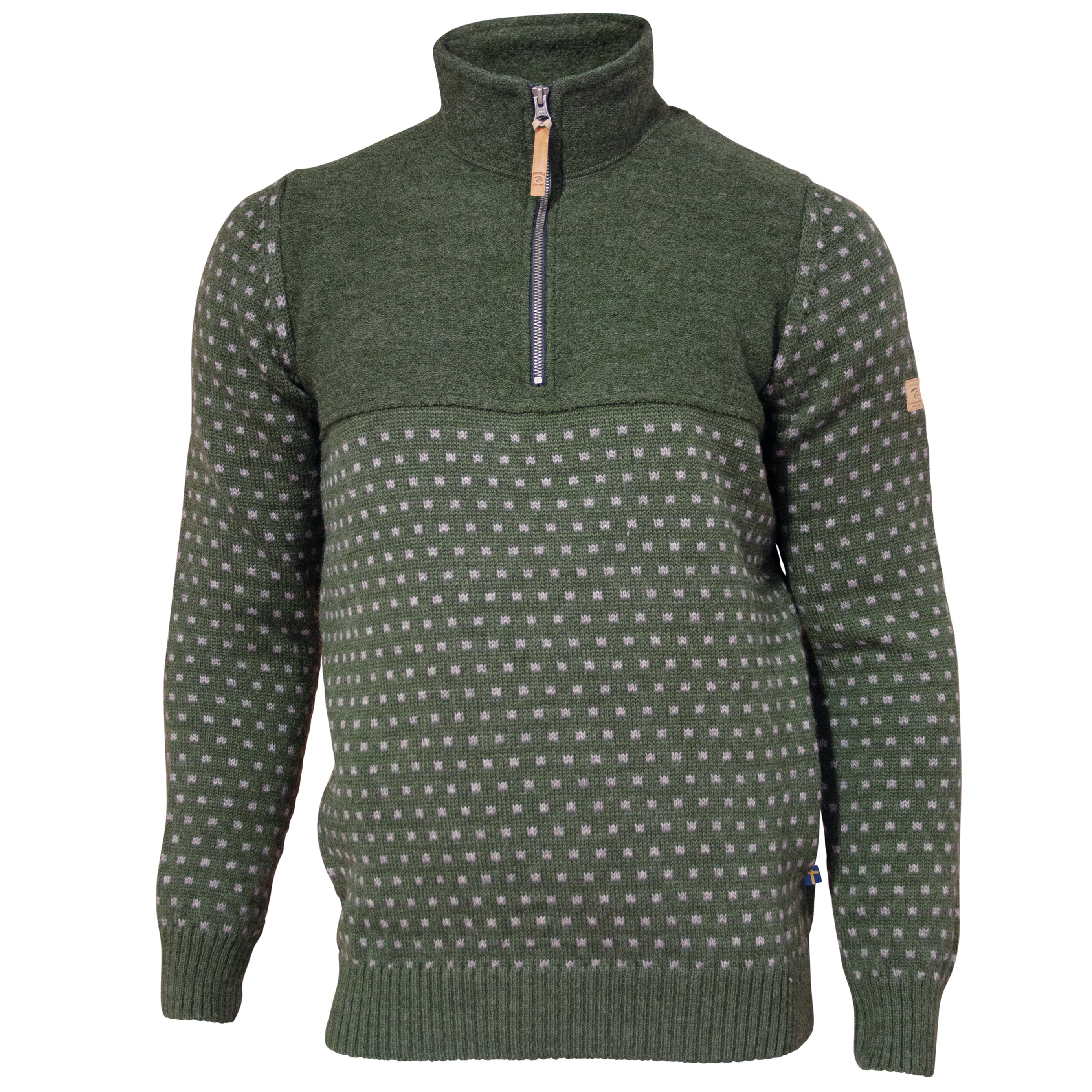 Ivanhoe Men’s Sverre Half Zip Loden Green