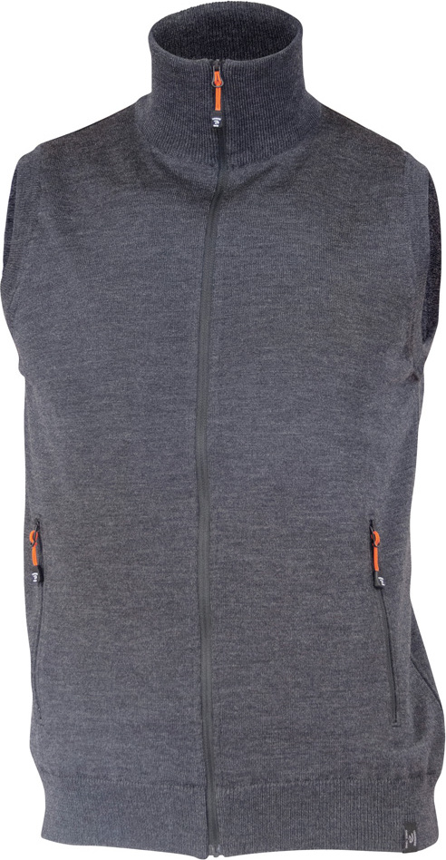 Men’s York Vest Windbreaker Graphite Marl