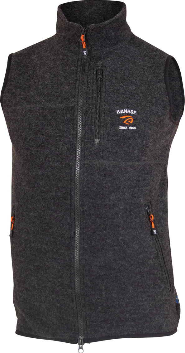 Ivanhoe Men’s Zane Vest Graphite Marl