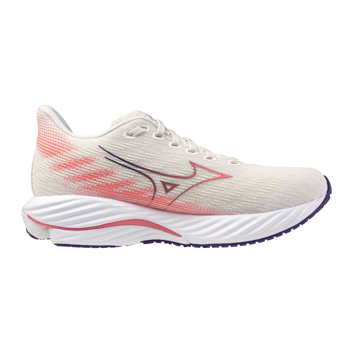 Mizuno Women's Wave Rider 28 Mizuno Snow White/camellia Rose/vintage Indigo