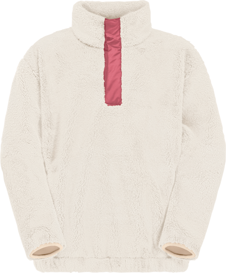 Jack Wolfskin Girls' Teen Halfzip Fleece Cotton White Jack Wolfskin