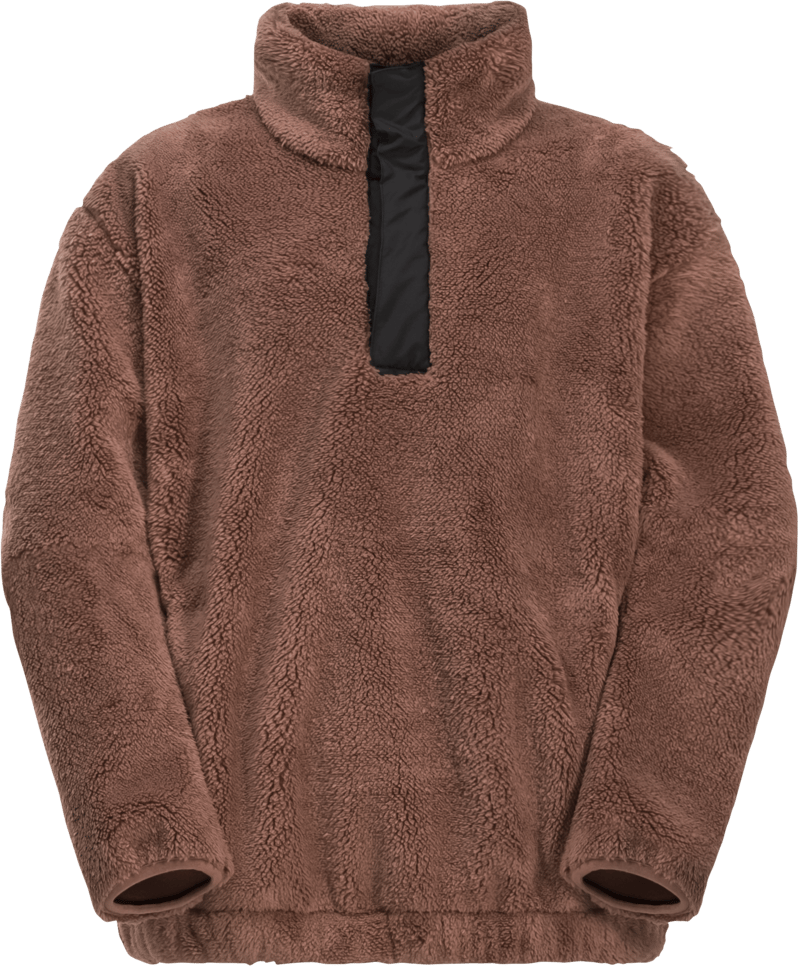 Jack Wolfskin Girls' Teen Halfzip Fleece Wild Ginger