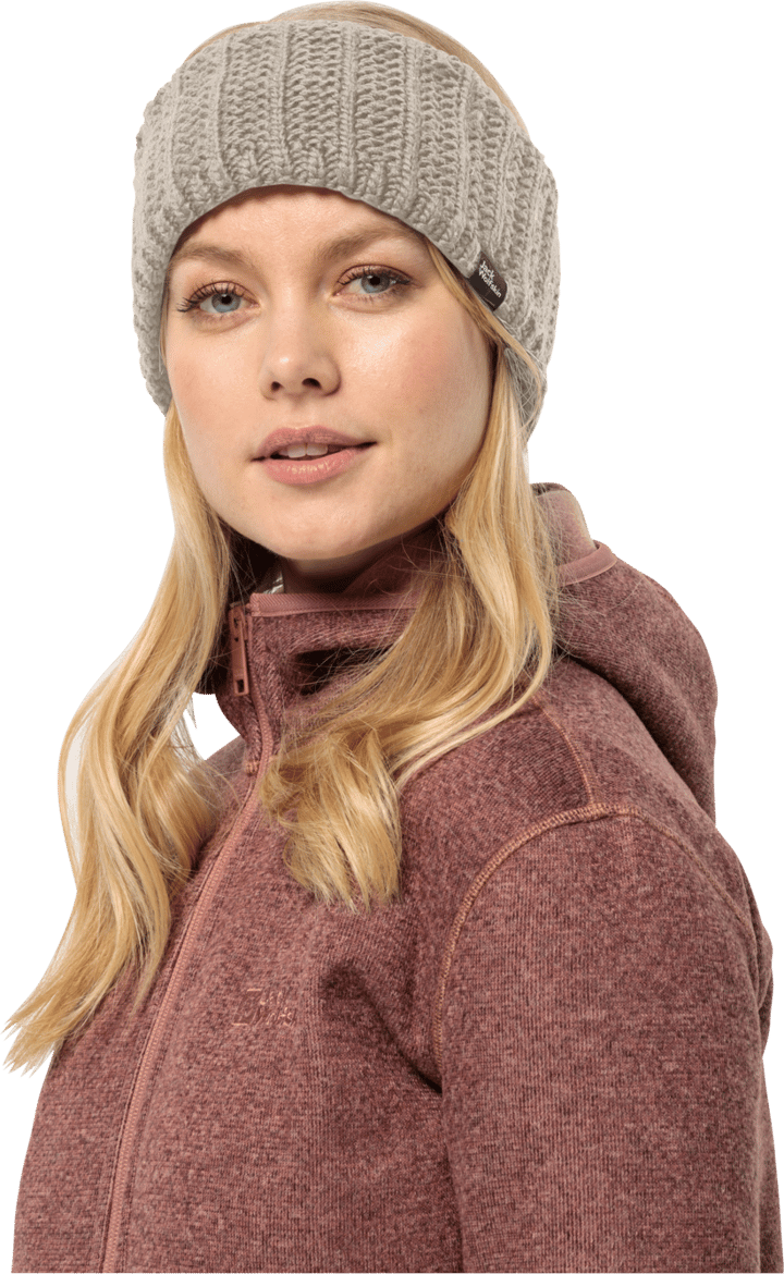 Jack Wolfskin Women's Highloft Knit Headband Dusty Grey Jack Wolfskin