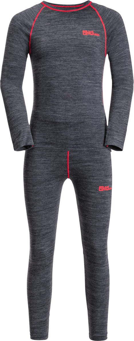 Jack Wolfskin Kids' Merino Baselayer Set Night Blue