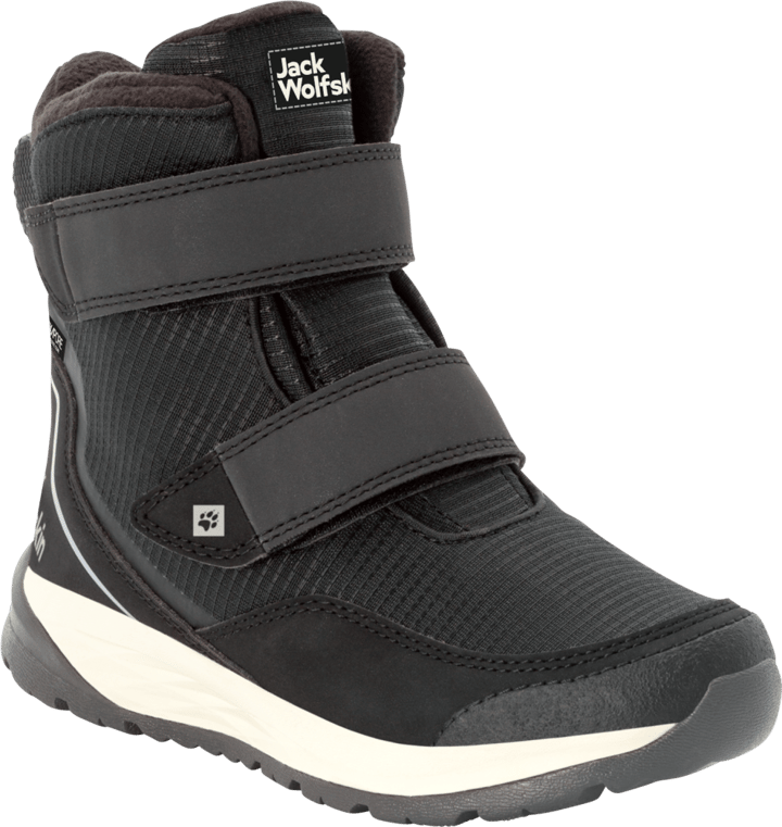 Jack Wolfskin Kids' Polar Bear Texapore High Velcro Black / Grey Jack Wolfskin