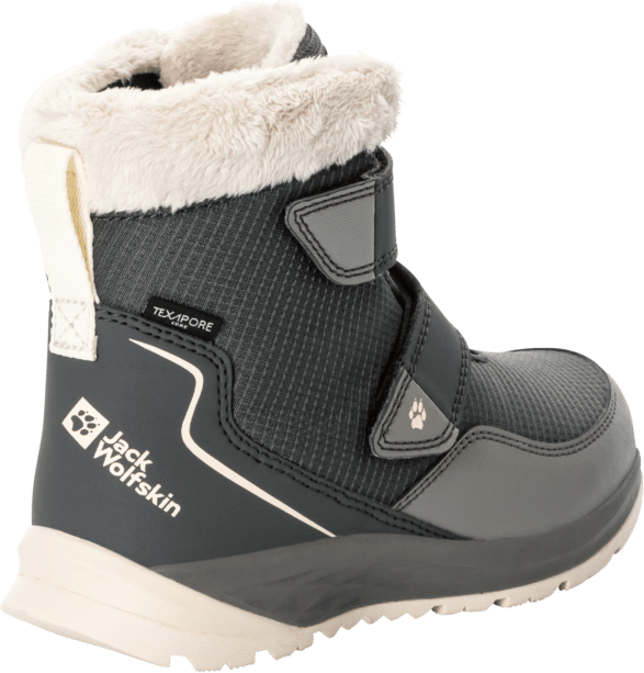 Jack Wolfskin Kids' Polar Wolf Texapore Mid Velcro Smokey Grey Jack Wolfskin