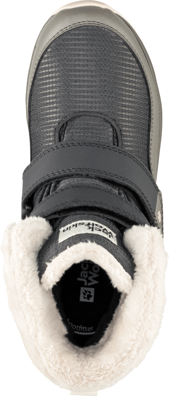 Jack Wolfskin Kids' Polar Wolf Texapore Mid Velcro Smokey Grey Jack Wolfskin