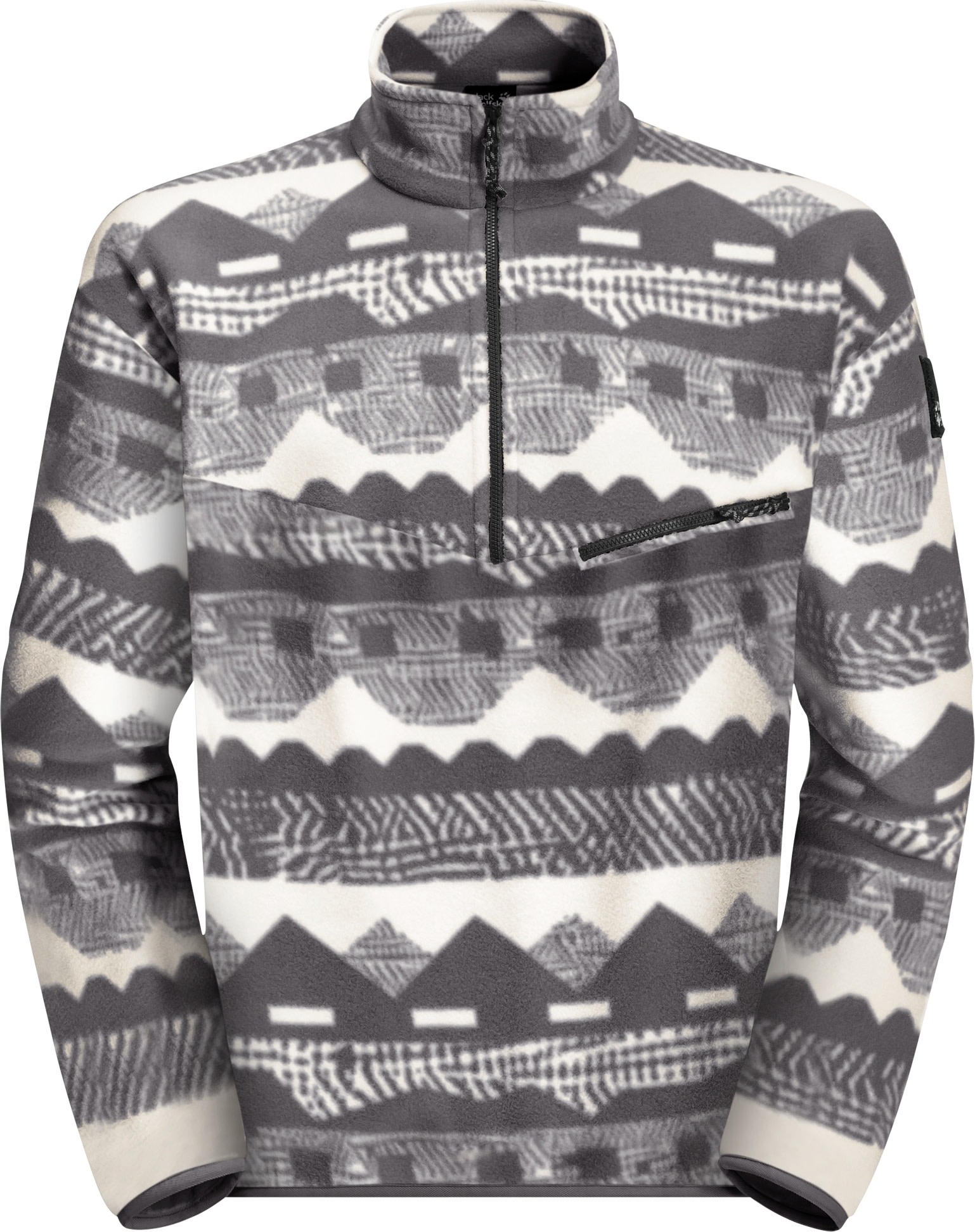 Jack Wolfskin Men’s 365 Rebel Printed Fleece Phantom All Over