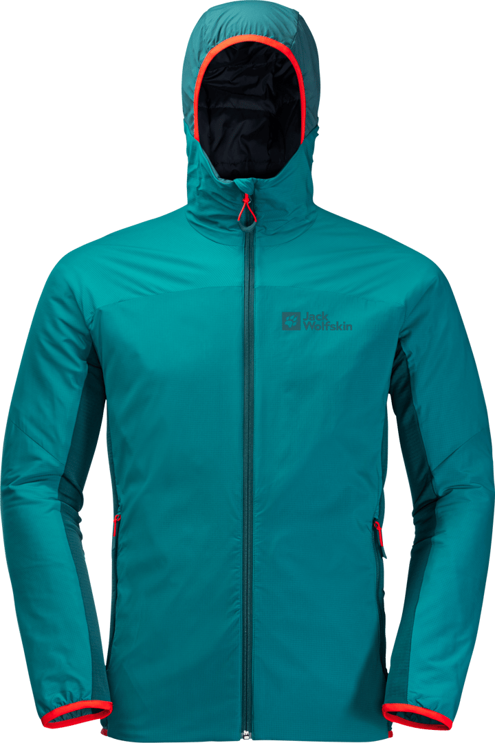 Jack Wolfskin Men's Alpspitze Insulated Hoody Bay Blue Jack Wolfskin