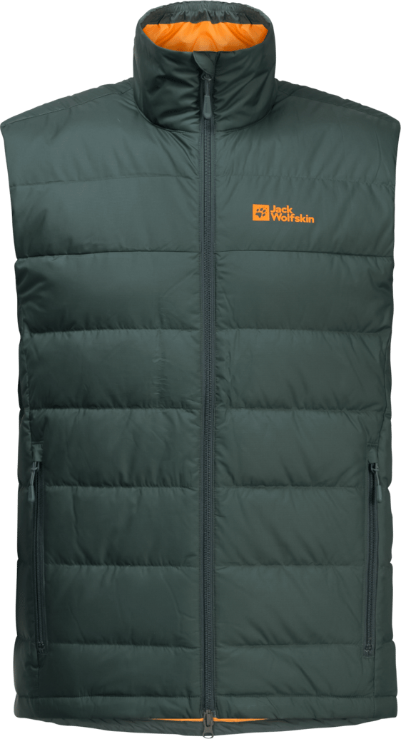 Jack Wolfskin Men's Ather Down Vest Black Olive