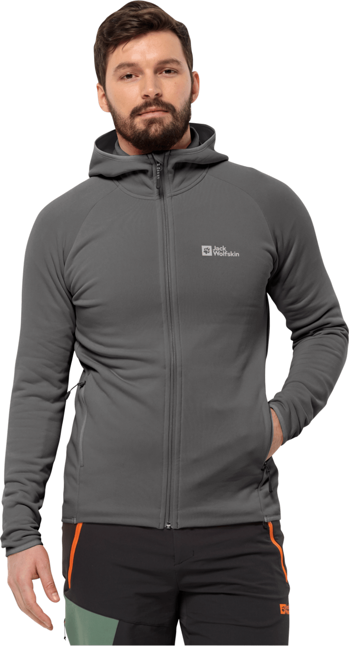 Jack Wolfskin Men's Baiselberg Hooded Full Zip Slate Jack Wolfskin