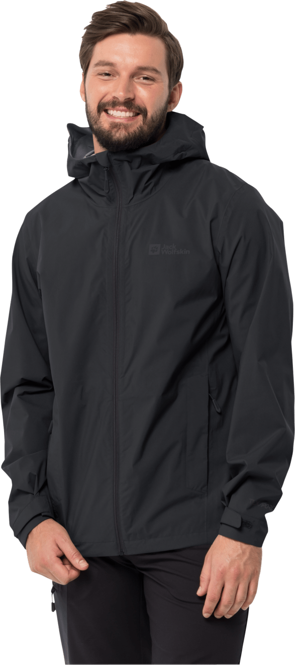 Jack Wolfskin Men's Elsberg 2.5-Layer Jacket Black Jack Wolfskin