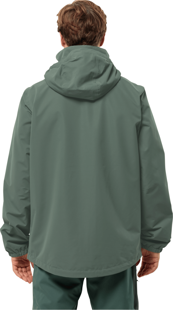 Jack Wolfskin Men's Stormy Point 2-Layer Jacket Hedge Green Jack Wolfskin