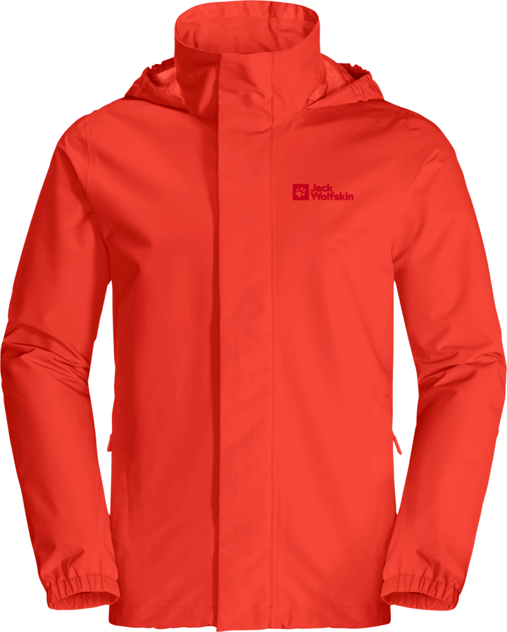 Jack Wolfskin Men's Stormy Point 2-Layer Jacket Strong Red Jack Wolfskin