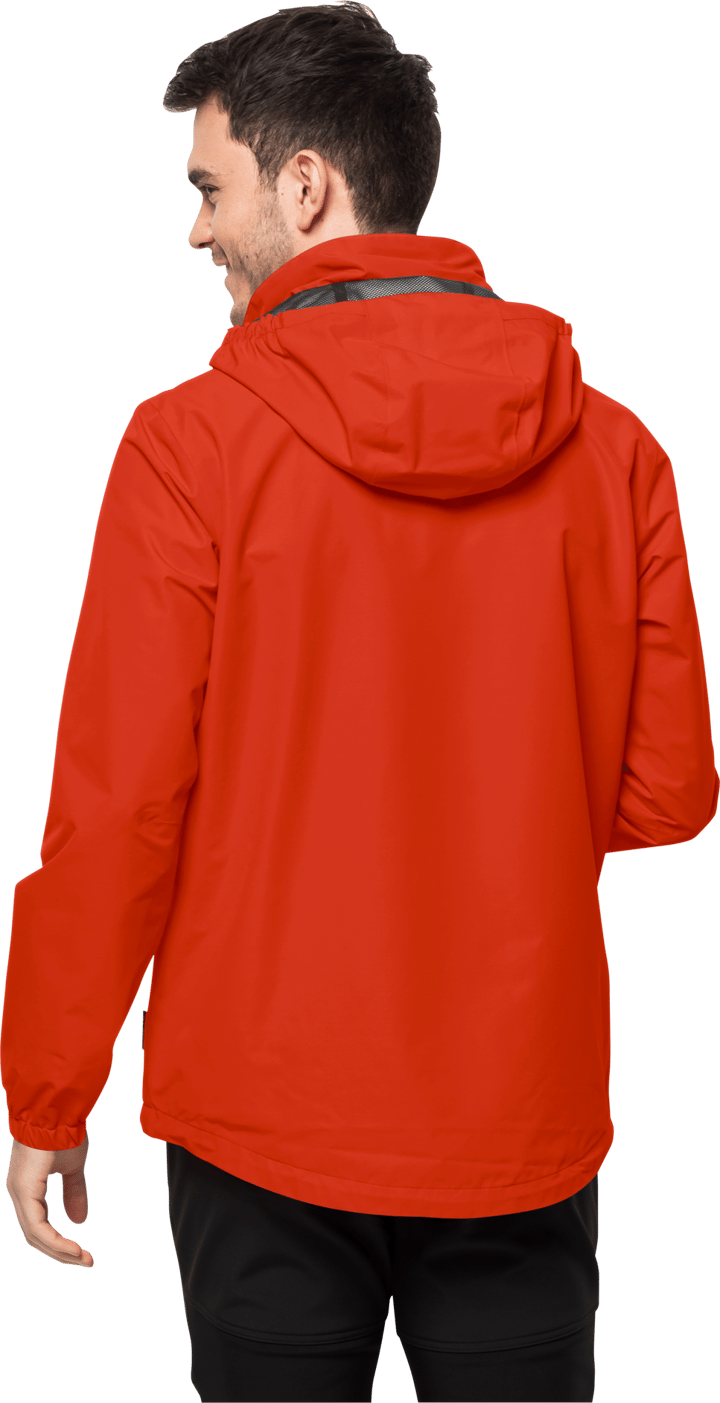 Jack Wolfskin Men's Stormy Point 2-Layer Jacket Strong Red Jack Wolfskin