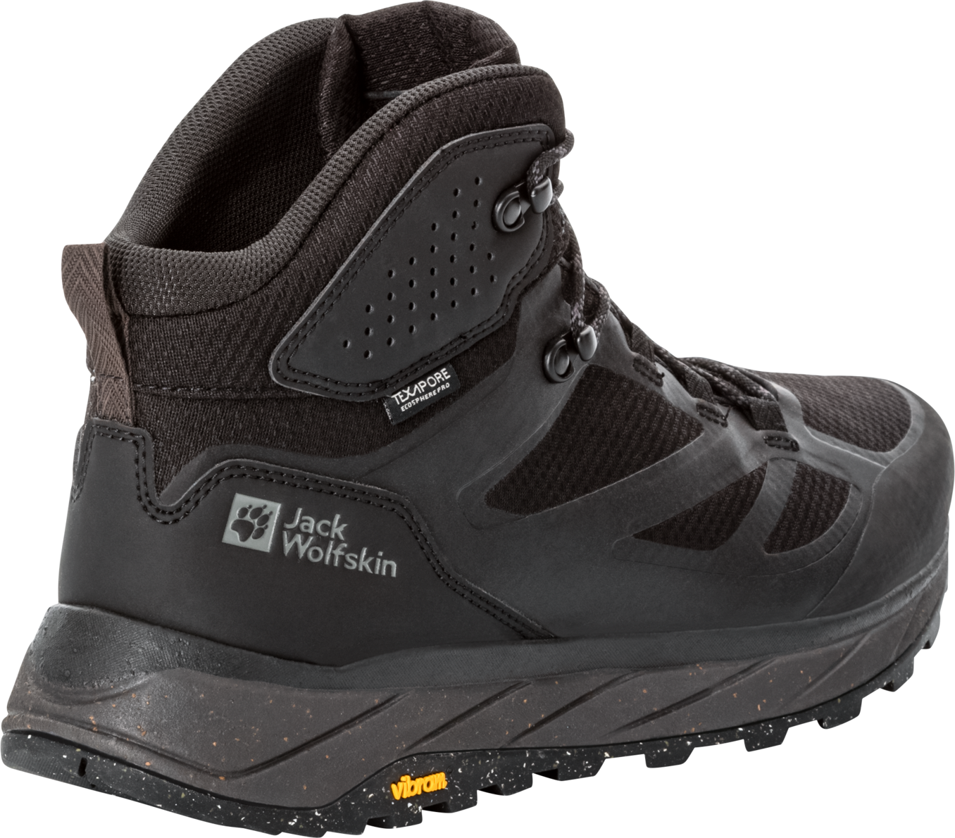 Jack Wolfskin Scarpe da Trekking Uomo - Terraventure Texapore Mid - nero