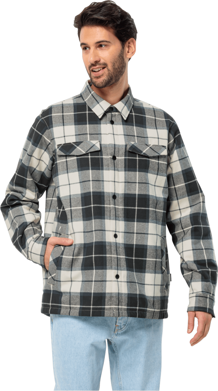 Jack Wolfskin Men's Van View Shirt Cotton White 41 Jack Wolfskin