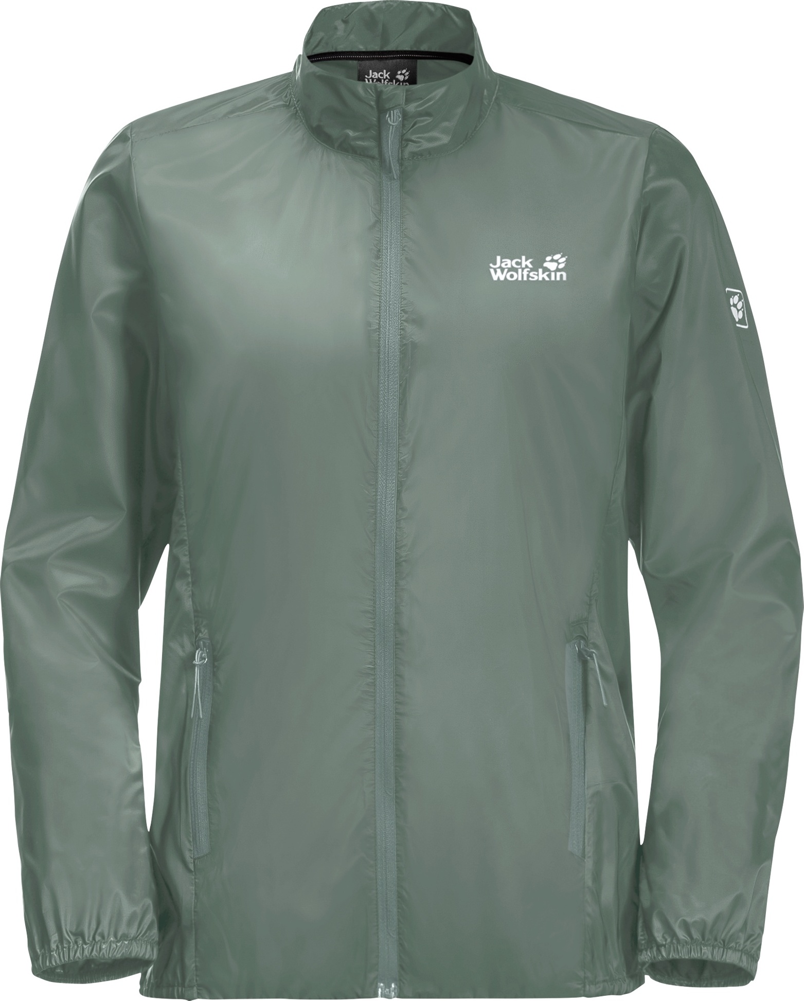 Jack Wolfskin Women’s Pack & Go Windshell Hedge Green