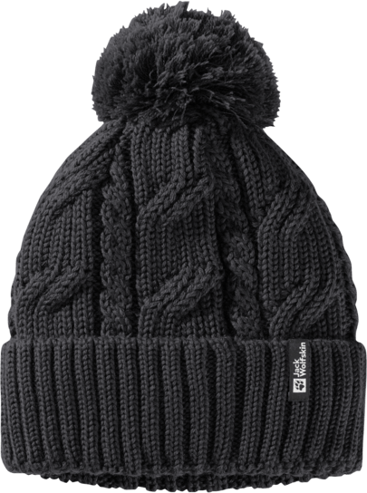 Jack Wolfskin Pompom Beanie Black