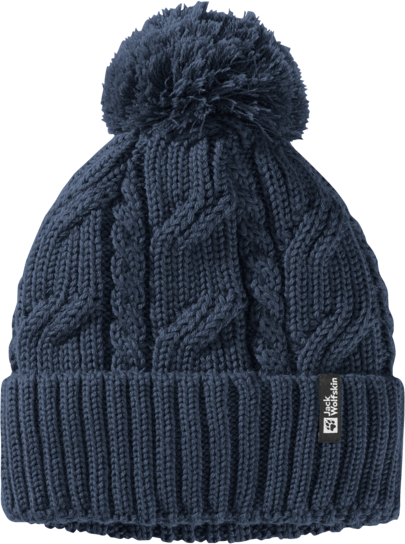 Jack Wolfskin Pompom Beanie Night Blue