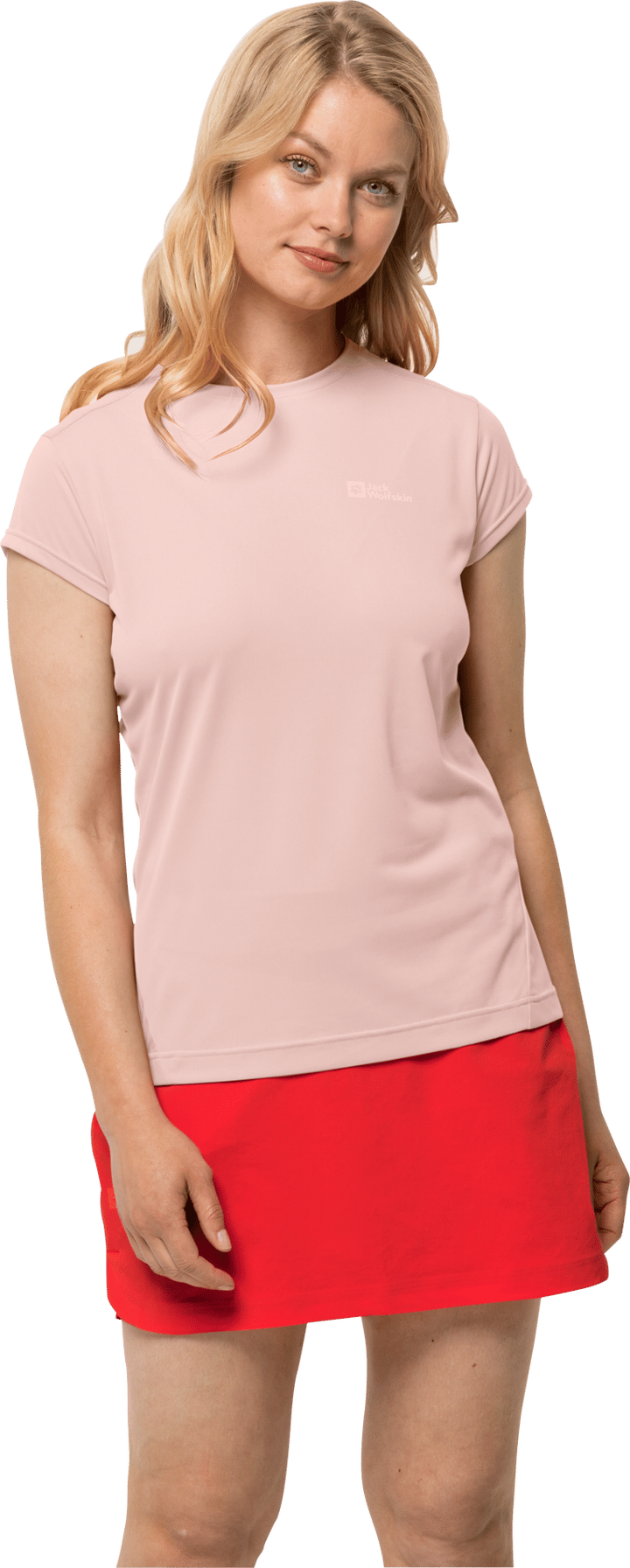 Jack Wolfskin Women's Prelight Short-Sleeve Rose Smoke Jack Wolfskin