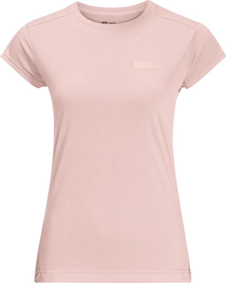 Jack Wolfskin Women's Prelight Short-Sleeve Rose Smoke Jack Wolfskin