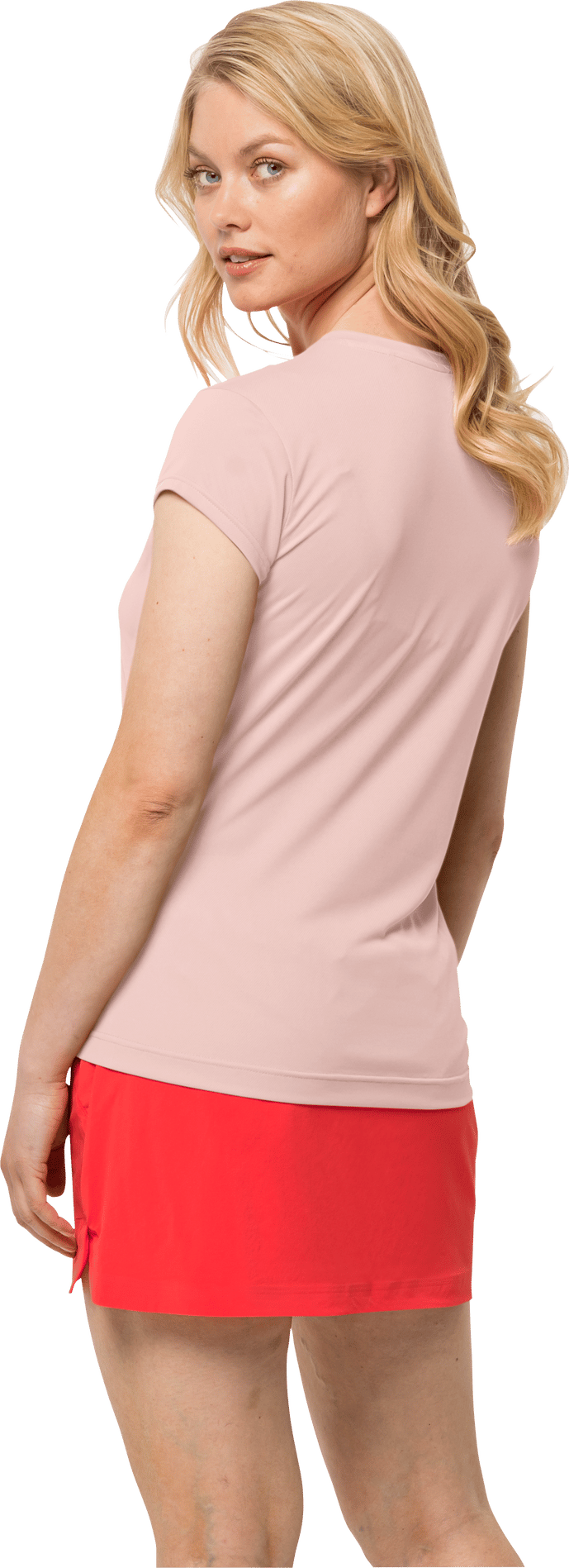 Jack Wolfskin Women's Prelight Short-Sleeve Rose Smoke Jack Wolfskin