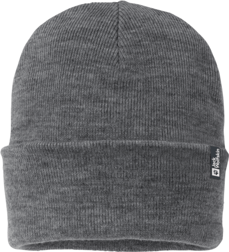 Jack Wolfskin Rib Beanie Grey Heather