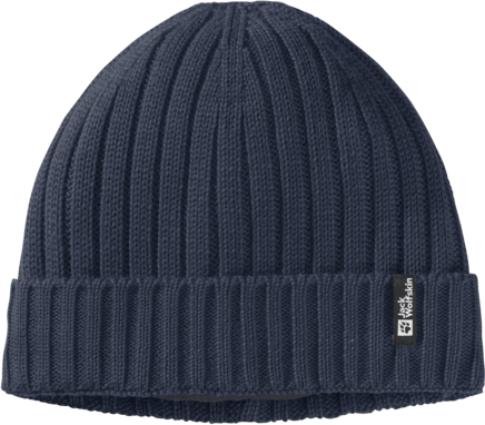 Jack Wolfskin Rib Knit Beanie Night Blue